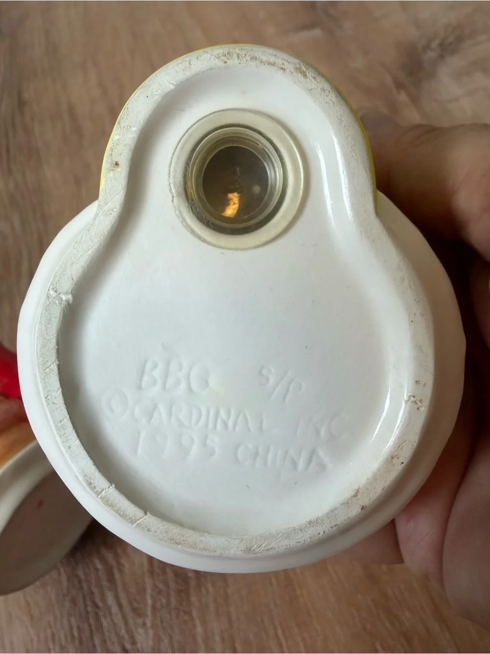 Vintage Ceramic Hot Dog & Burger Salt and Pepper Shaker Set - Yellow, Red, Cream